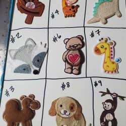 New Iron-On Patches $6 each