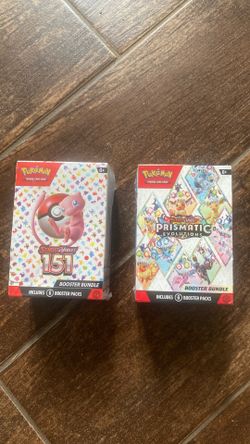 Pokemon booster bundles sealed 151 prismatic