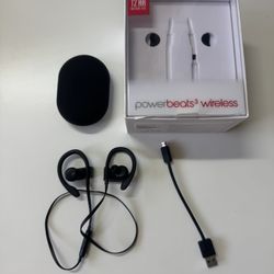 Beats by Dr Dre PowerBeats 3 Wireless In Ear Headphones Bluetooth Black