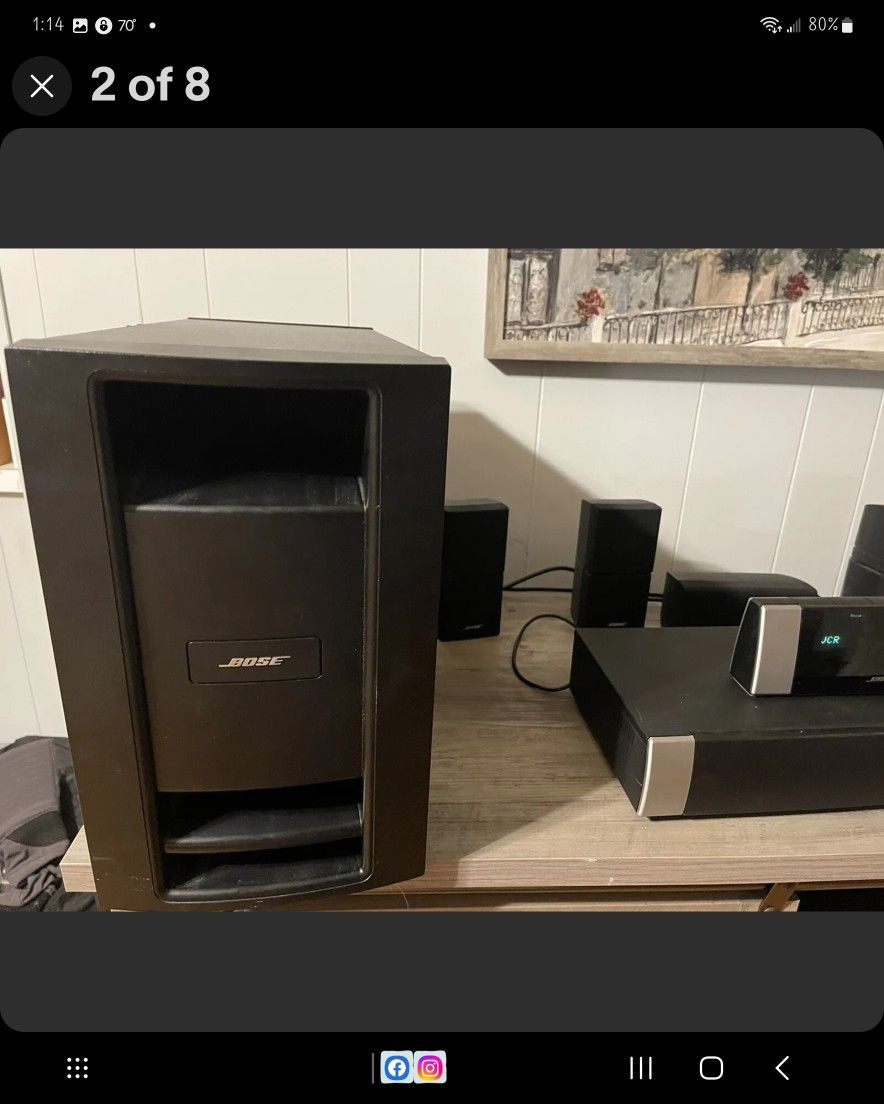 Bose Lifestyle V20 Home Theater System