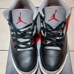 Jordan 3 Black Cement Size 10