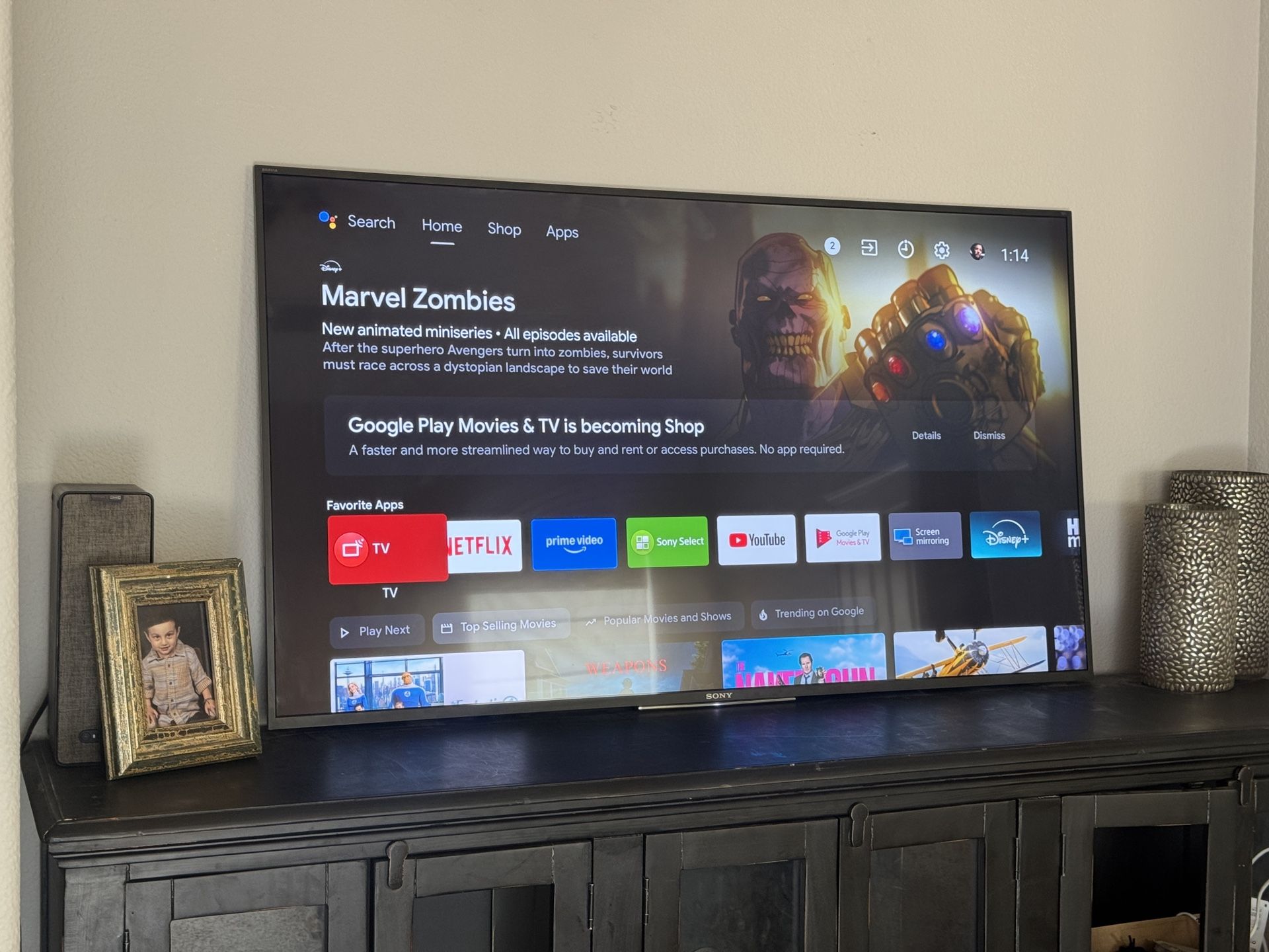 55” Sony Bravia Google TV