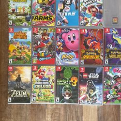 Switch Games All Used Once