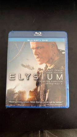 Elysium (shrink wrapped) Blu-Ray+DVD