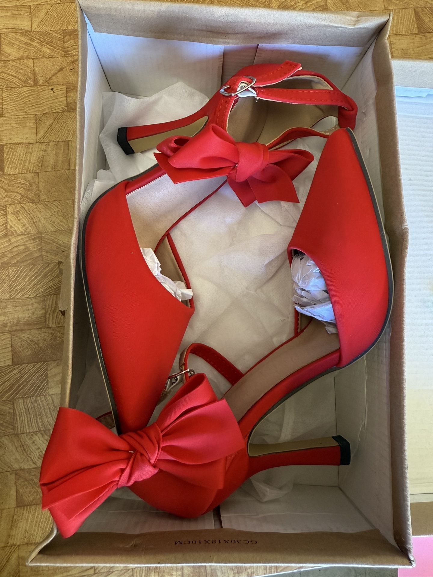 Element Red Heels With Bows