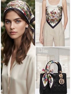 DlOR silk scarf new women gidt regalos mujer