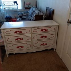 French Provincial Dresser & Night Stand