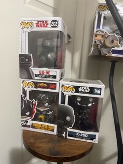 Funko Pop Star Wars and Marvel Bundle