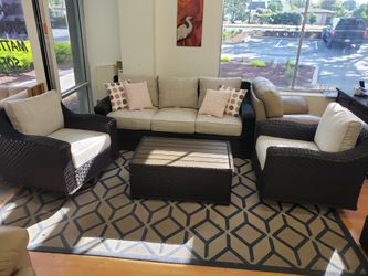 New 4pc outdoor patio furniture seating set tax included