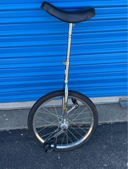 Cycle Pro 20" Unicycle One Wheel Bicycle Chrome