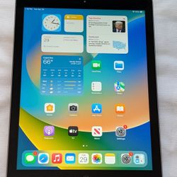 Very Nice APPLE iPad 5 128GB WIFI PLUS 4G CELLULAR UNLOCKED iOS16 