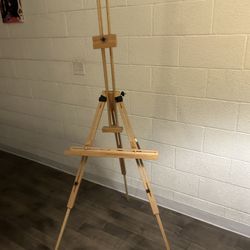 Art Easel.  Oak Wood. All Adjustable. 