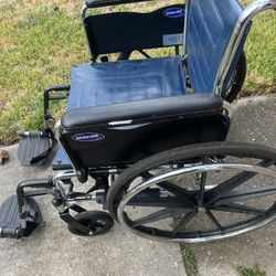 Blue Wheel Chair