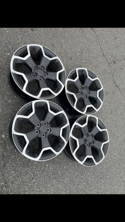 4 — 17x7 5x100 5x3.94 Stock Subaru Crosstrek Forester Impreza Prius Celica Matrix Corolla Wheels Rims