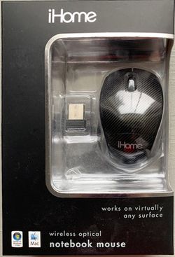 iHome Wireless Optical Notebook Mouse