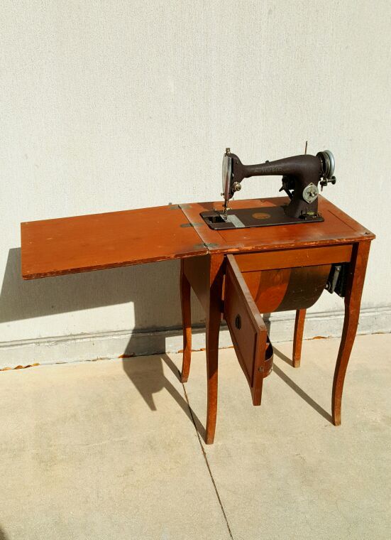 Vintage Sew Gem Model No. 215 Hide-A-Way Sewing Machine