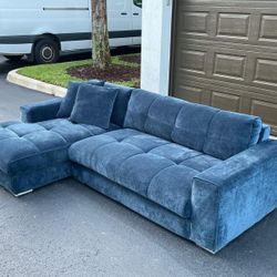 Couch/Sofa Sectional - Blue - Delivery Available 🚛