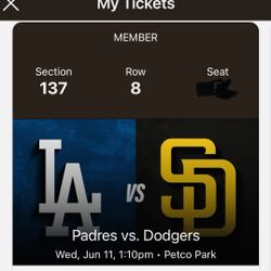 Padres Game Wed Field Level