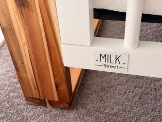 Milk Street Baby Crib - Acacia Snow White