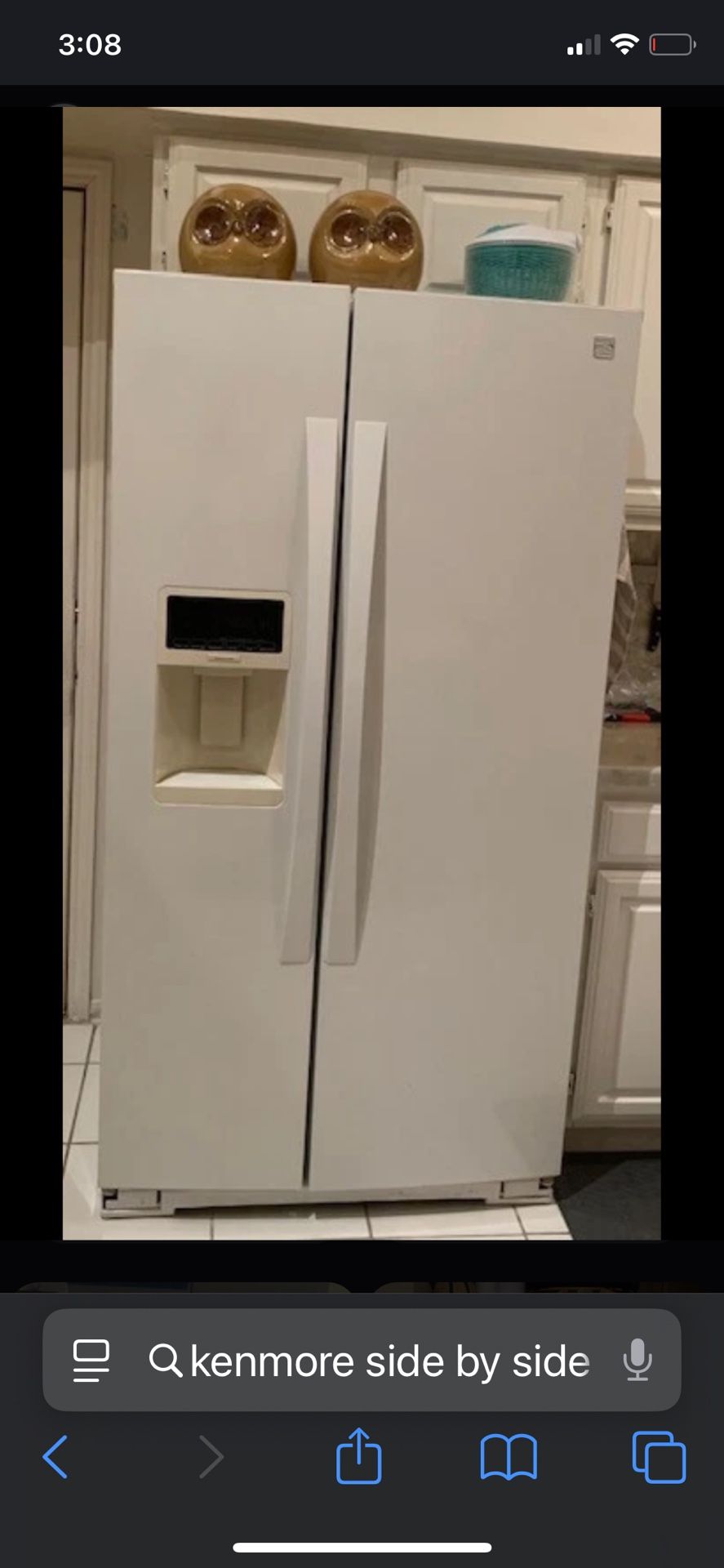 Great Kenmore Fridge , Hardly Used , 