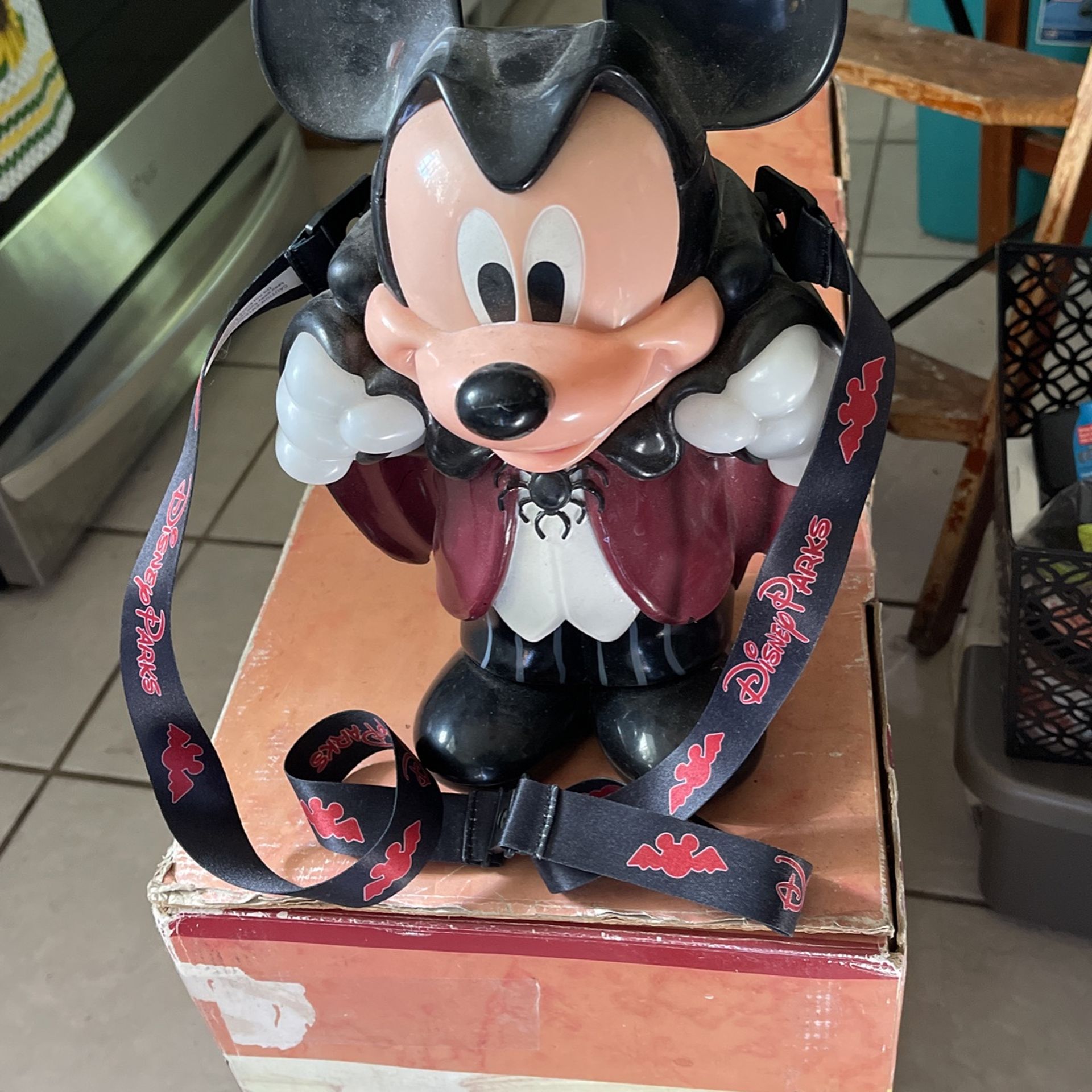 Sydney Mickey Popcorn  Container Or Used Like Purse Halloween Or Halloween  Decor/ D Disneyland  Mickey