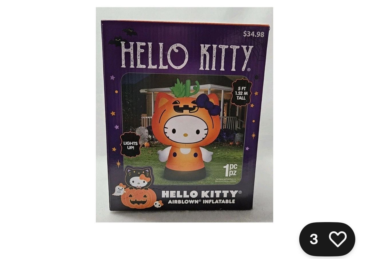 Hello Kitty Halloween Inflatable