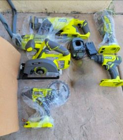 Like New RYOBI 18v 6 Piece Combo. No Batteries