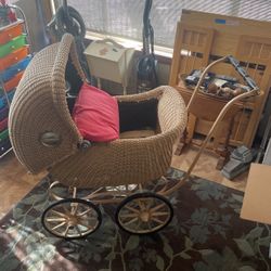 Antique Baby Buggy Stroller 