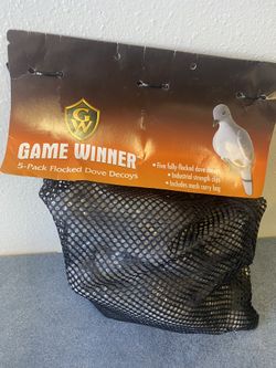 Five Pack Flocked Dove Decoys