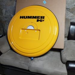 Hummer H2 New Rigid Cover Tire Con Logo Y Portachapa