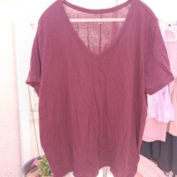 Red Womens Tunic Shirt