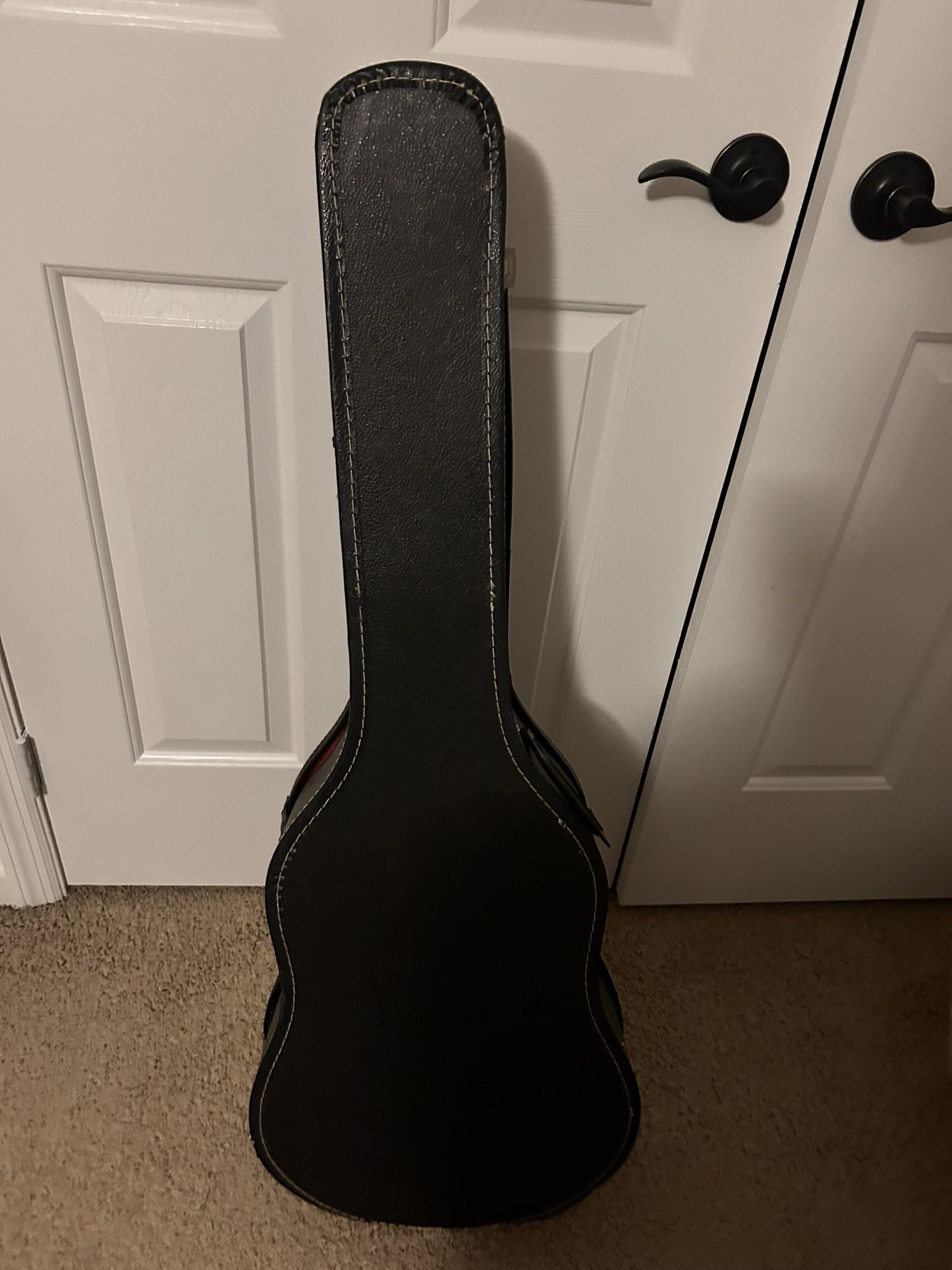 Vintage Black Guitar Case