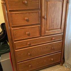 Simmons chest of drawers with cabinet