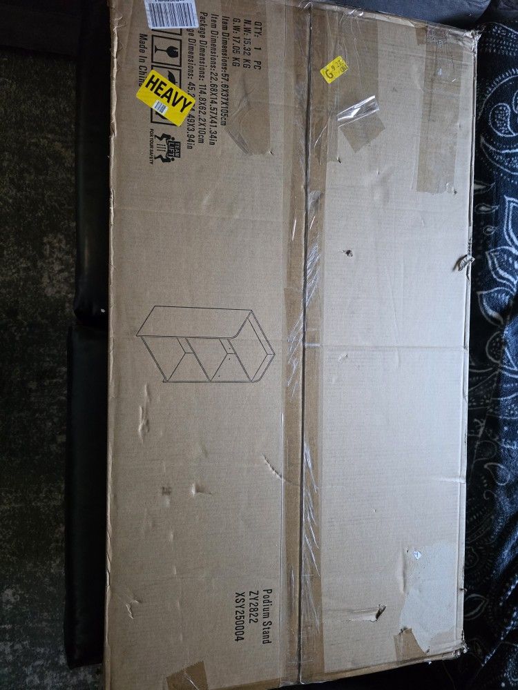 BRAND NEW Podium Stand w/ Wheels