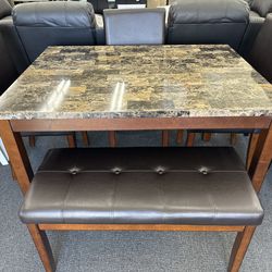 Espresso 5pc Dining Set