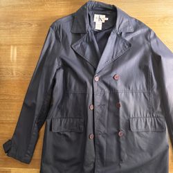 Vintage Calvin Klein Water Resistant pea coat style lightweight Med Women’s   