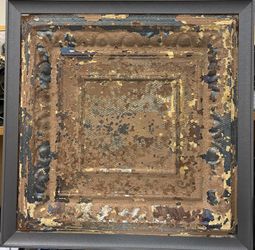 Rustic looking framed art