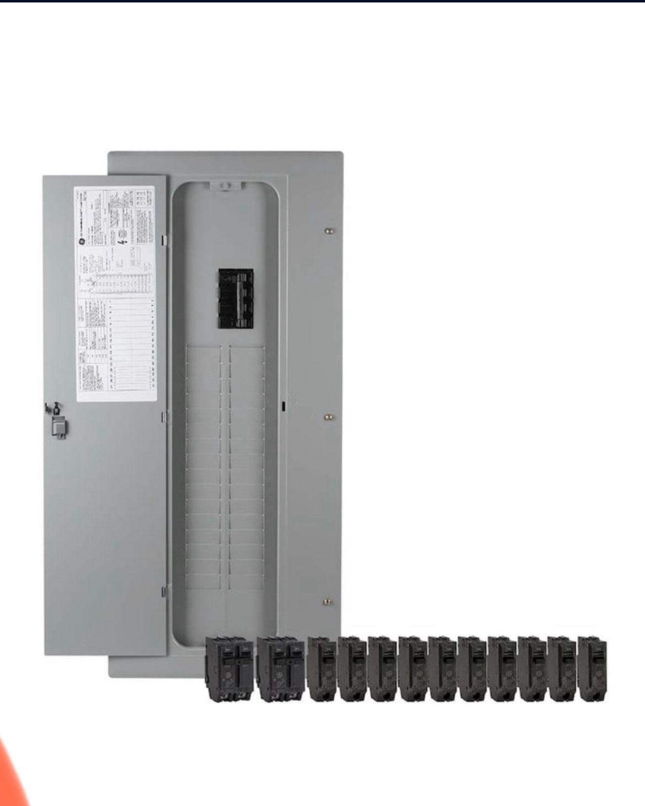 Circuit Main Breaker - GE PowerMark Gold 200-Amp 32-Spaces 40- Circuit Indoor Main Breaker Load Center