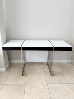 Modern Console Table / Desk with 3 Drawers