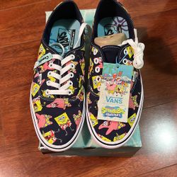 SpongeBob Vans Men’s 9.5