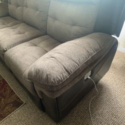Sofa Double Electric Recliner w/USB Ports