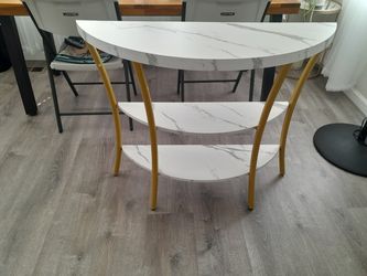 half moon table