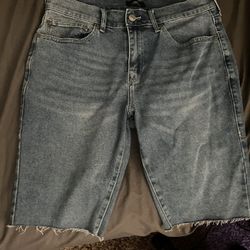 True Religion Baggy Jean Shorts