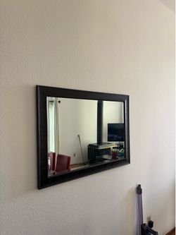 Black Square Mirror