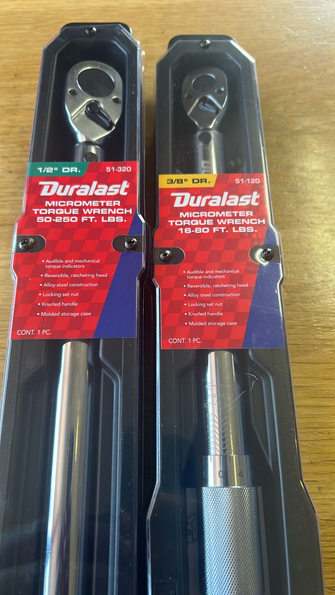 Duralast Micrometer Torque Wrench 50-250