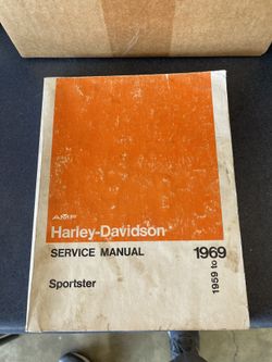 Harley service manuel for sportster