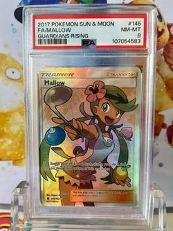 PSA 8 Full Art Trainer Mallow Pokemon