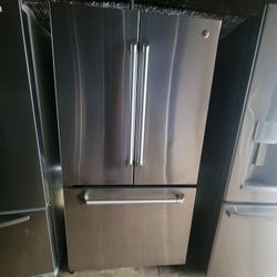 Ge Stainless Steel Fridge Everything Works Great 60 Days Warranty 