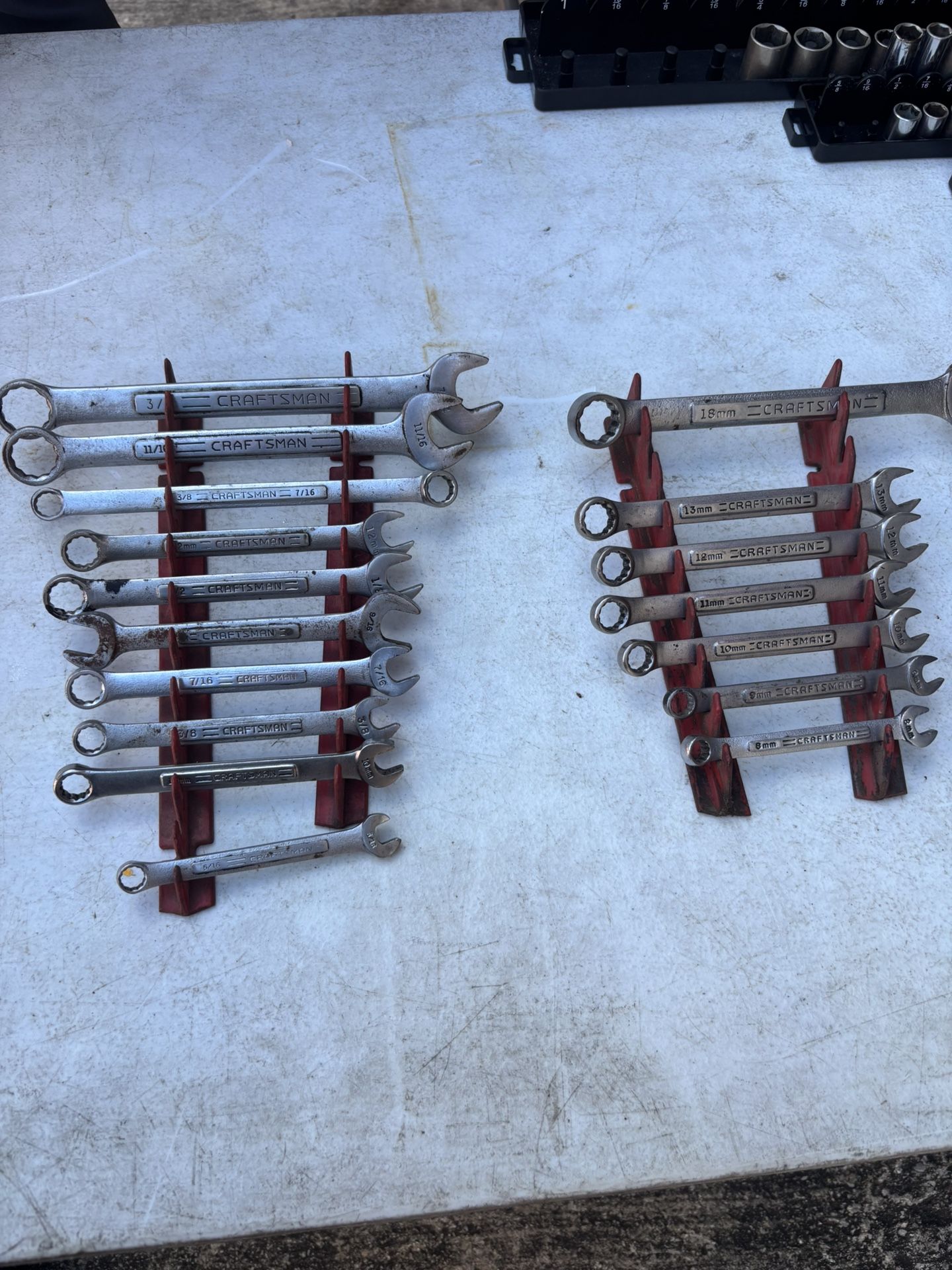 Assorted Craftsman Wrenches 