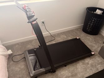 Compact Folding Treadmill with Phone Holder